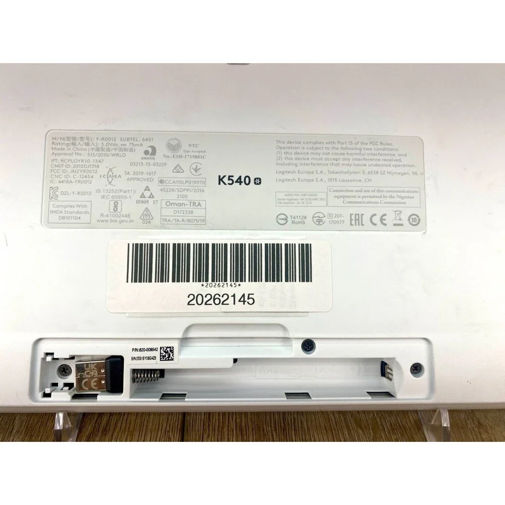 Logitech MK540 (920-008671) Wireless Keyboard with Dongle